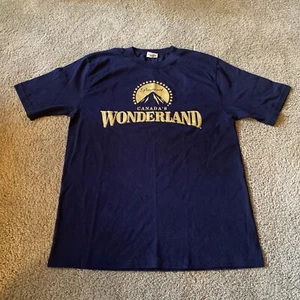 Vtg 90s Paramount Canada's Wonderland Amusement Park T-shirt Mens M Medium - Picture 1 of 6