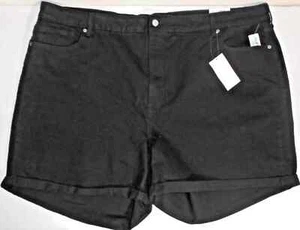 Old Navy Women's Black Cuffed Short Shorts Size 28 NWT - Picture 1 of 2