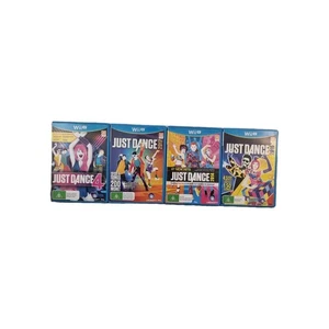 Wii U Just Dance Games Bundle x4 Just Dance 4, 2014, 2016 And 2017 - Picture 1 of 13