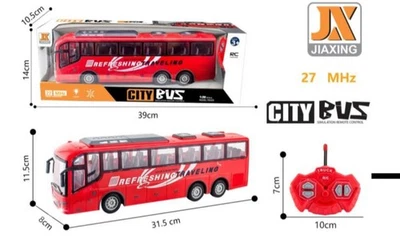 1/30 Rc Bus Electric Remote Control Bus with Light Tour Bus  City Model - Image 1 of 3