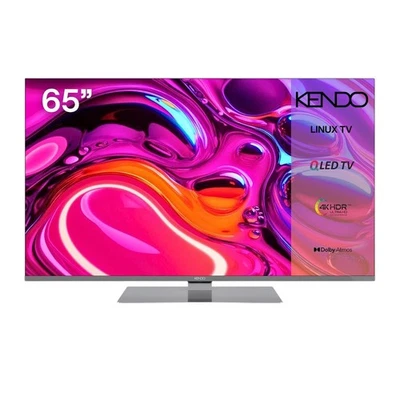 Kendo 65QLED9251TS 65 Zoll QLED 4K TV silber - Bild 1 von 3