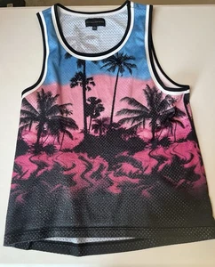 No Boundaries Tank Top Mens Medium Multicolor The Dye Skater Punk 90s Y2K Casual - Picture 1 of 6