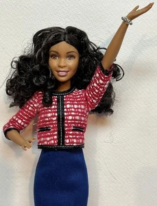 Barbie First All Female Ticket Barbie Doll African American Nikki 2016 Mattel - Picture 1 of 10