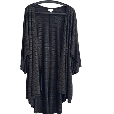 Cárdigan largo LuLaRoe para mujer grande frente abierto de gran tamaño elegante carrera oficina Foto 1 de 4