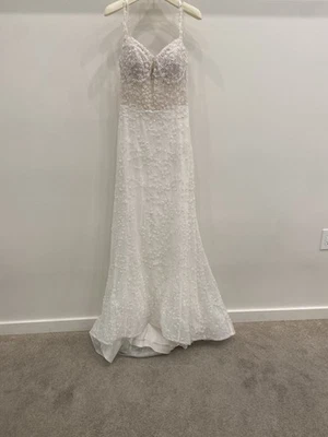 Allure Bridals A1154, talla 10, marfil/champán/desnudo, venta al por menor $2.800 Foto 1 de 4