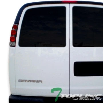 Topline For 2003-2008 Chevy Express/GMC Savana Black Housing Altezza Tail Lights Foto 1 de 2