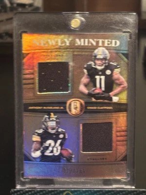 2020 Panini Gold Standard Newly Minted 2 Patch Mem Claypool McFarland Steelers - Image 1 of 3