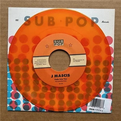J MASCIS FADE INTO YOU 7" 2014 orange vinyl record store day issue with outside  Foto 1 de 3