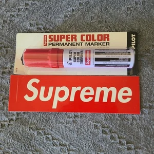 NEW 2018 Supreme New York  Super Color Permanent Pilot Marker BLK FW18 graffiti - Picture 1 of 6