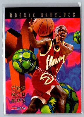 1995-96 Hoops #25 Mookie Blaylock Number Crunchers - Image 1 of 2