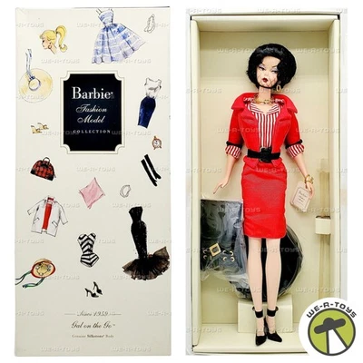 Barbie Fashion Model Collection Gal on the Go Silkstone Doll 2008 Mattel N5021 - Image 1 of 4