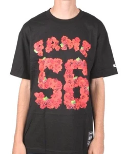 Hall of Fame Mens Black Rose Bowl Short Sleeve T-Shirt 56 Roses Football NWT - Picture 1 of 2
