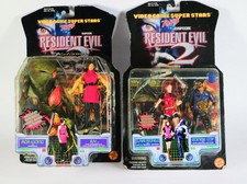 Resident Evil Action figure lot - Ada Wong & Ivy - Claire & Zombie Cop - Toy Biz