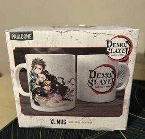 New in Box - Demon Slayer Kimetsu No Yaiba Coffee Mug w/Tanjiro & Nezuko Kamado! - Picture 1 of 6