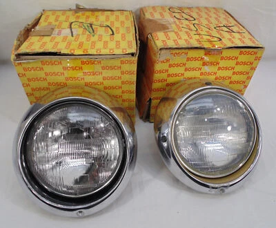 Bisel y bombilla de carcasa de faros para Porsche Bosch Hella 911 1984-1994  Foto 1 de 4