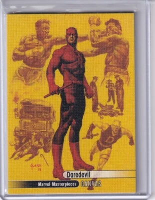 Daredevil 2015 Upper Deck Marvel Masterpieces Jusko Canvas #97 - Image 1 of 2