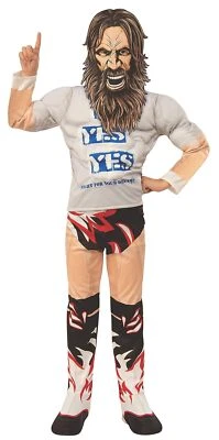 Fantasia infantil luxo Halloween fantasia lutador profissional Daniel Bryan WWE - Imagem 1 de 2