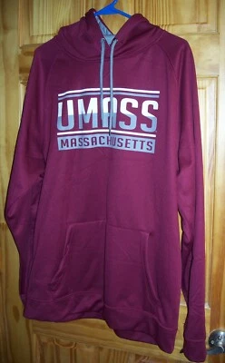 Colosseum UMass University Of Massachusetts Hoodie Pullover Sweatshirt Men's XL - Image 1 of 4