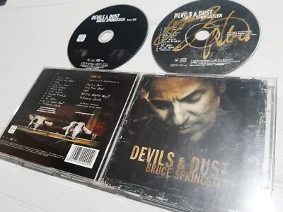bruce SPRINGSTEEN autograph cd DEVIL & DUST signed live concert tour collectors - Photo 1/2