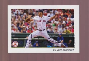 Eduardo Rodriguez signed & autograph Boston Red Sox 4 x 6 Photo with COA - Picture 1 of 2