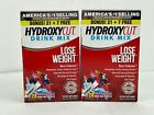 (2) Hydroxycut Drink Mix Lose Weight Burn Calories Wildberry Blast - 56 Drinks