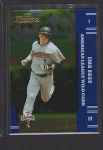 2005 PLAYOFF PRESTIGE AL WILD CARD CHAMPIONS PARALLEL #7 CRAIG BIGGIO SP 1/13