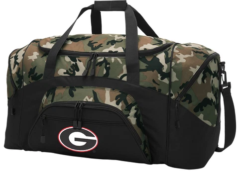 UGA Duffle Bag Suitcase LARGE University of Georgia Duffel Gift Idea for Him Men Cover