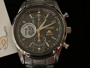 ONE PIECE × SEIKO TV Anime 25th Anniversary Watch MEMORIAL EDITION Size L 7.6in - Picture 1 of 18