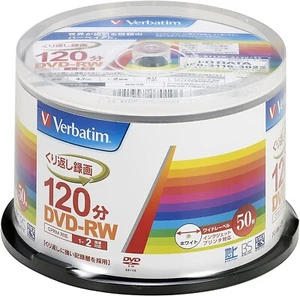 Verbatim Blank DVD Disc DVD-RW CPRM 4.7GB 50 Discs VHW12NP50SV1 - Picture 1 of 1