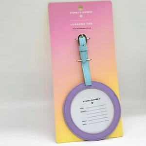 Stoney Clover Lane x Target Smiley Face Smile Luggage Tag NWT - Picture 1 of 6