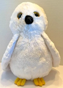 Harry Potter Hedwig Owl Plush Stuffed Animal Wizarding World White Glitter Eyes - Picture 1 of 9