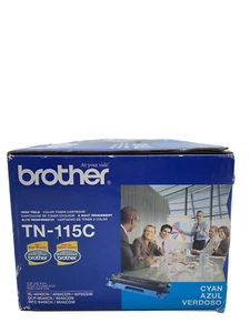 Brother TN-115C Cyan High Yield Toner. Genuine Brother TN-115C Cyan NEW SEALED - Picture 1 of 1