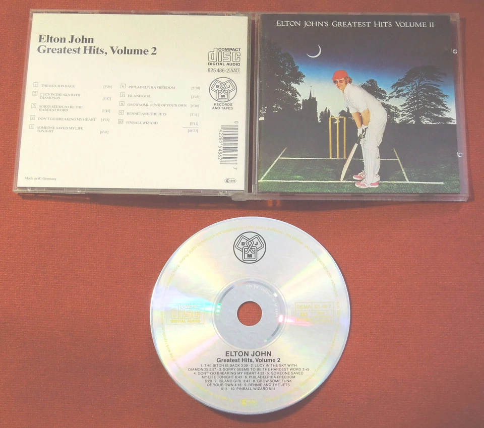 ELTON JOHN Greatest Hits Volume 2 WEST GERMANY CD TOP! rare 1pr DJM no target - Bild 1 von 1