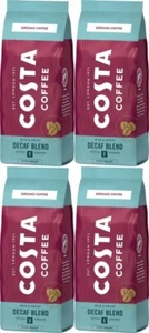 4 x Costa Coffee DECAF BLEND Ground Coffee - 4 x 200g / 7oz - Picture 1 of 2