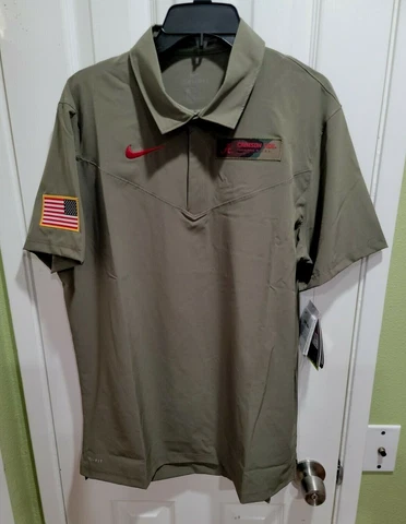 Mens Alabama Crimson Tide NCAA Nike On-field apparel Dri-fit Olive S M L XL Cover