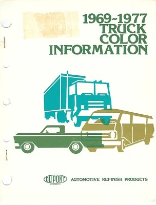 Camión 1969 a 1977 virutas de pintura Chevrolet Silverado Ford Bronco F-150 Dodge RAM Foto 1 de 4