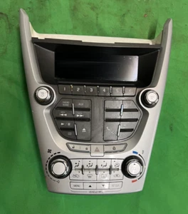 2010-11 Chevy Equinox Radio Control Panel W Temp Controls 20906747 + Screen B20 - Picture 1 of 13