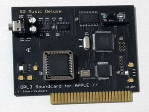 SD Music Deluxe card for APPLE II (Mockinboard emulation+ OPL3 FM sound) - Picture 1 of 2