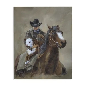 Stupell Industries Ranch Cowboy Western Horse Canvas Wall Art, Design by Pam ... - Picture 1 of 10