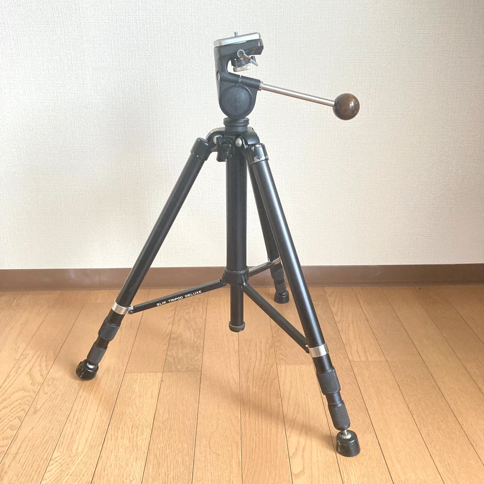 Slik Master Camera Video Tripod Sturdy Head Geared Tested Used 50" From Japan - Image 1 of 4