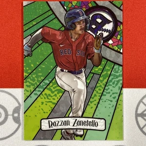 2023 Topps Bowman Nazzan Zanetello Stained Glass #BGA-16 Boston Red Sox - Picture 1 of 2
