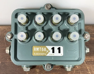 Regal RMT68-11 RF Tap Splitter 5-600 MHz RMT-68 Coaxial F Made In Taiwan - Image 1 of 4