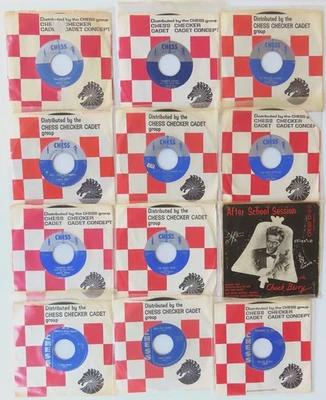 Chuck Berry - Lot of 43 Sleeved 45s & Picture Sleeves - 1955-1979 - Nice Ones - Image 1 of 4