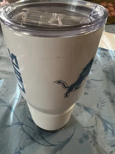 Detroit Lions 30 Oz Stainless Steel Tumbler From LogoBrands NFL - Picture 1 of 4
