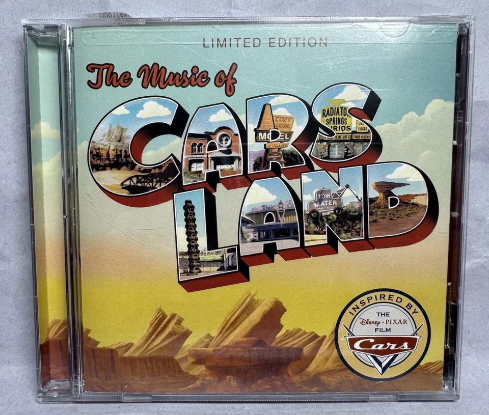 The Music Of Cars Land CD - Tested & Working Foto 1 de 4