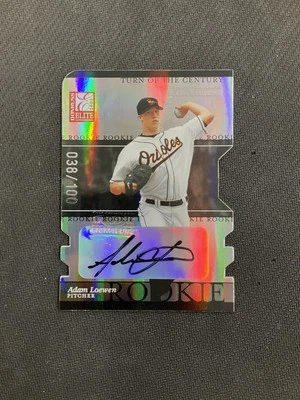 2003 Donruss Elite Extra Edition #1 Adam Loewen Rookie Auto Die-Cut /100 - Image 1 of 2