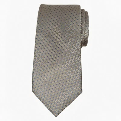 Corbata para hombre MICHAEL KORS plateada azul micro puntos mezcla de seda clásica 3,15 corbata para cuello Foto 1 de 4