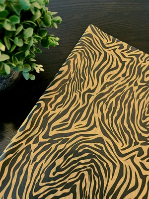 TIGER STRIPES Design Tissue Paper Sheets Choose Size & Package Amount - Image 1 of 4