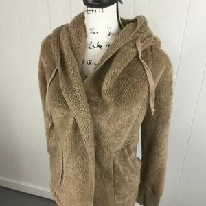 JOLT Open Style Brown Hooded Cardigan Sweater Wrap Women's Size Small - Picture 1 of 11