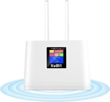 4g LTE Router mit SIM Karte, KuWFi 300Mbps Wireless WLAN Router mit SIM-Steckpla